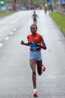 Priscah Jeptoo leads the BUPA Great North Run.